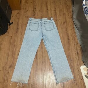 Aeropostale Light Wash Straight Leg Jeans